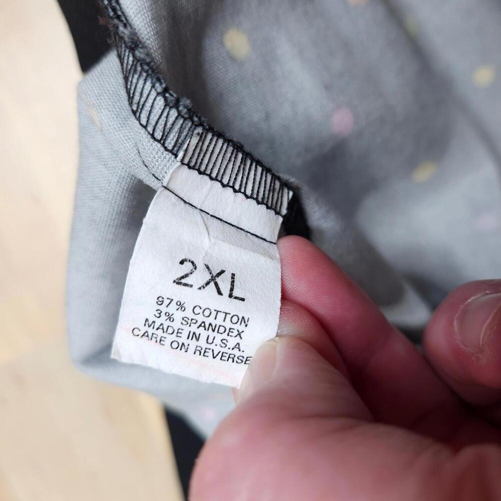 Tara Jones Plus Size 2X Black Polka Dot Button-Up Jacket - Picture 6 of 6